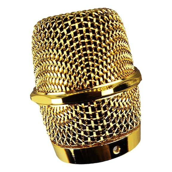 LeeQinersw Microphone Ball Head Mesh Grill Replacement Ball Head Mesh Microphone Grill Head 12