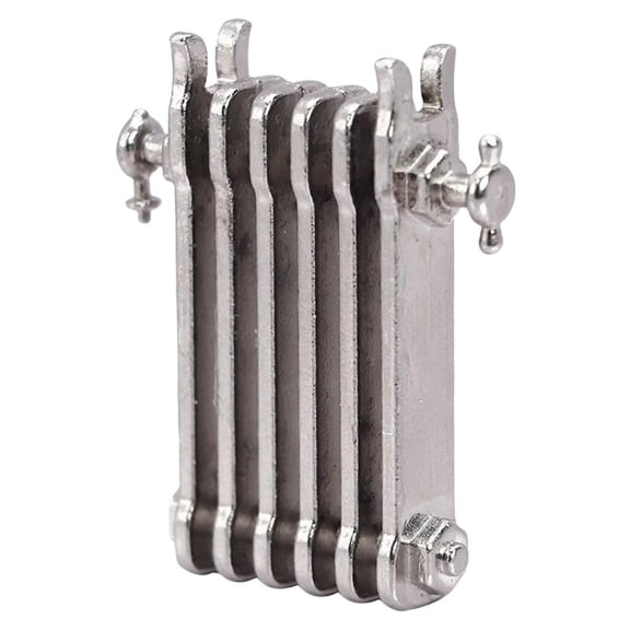LeeQinersw Mini Dollhouse Heating Radiator Miniature 1/12 Decoration Life Scene Toys Model Accs Furniture DIY Alloy Heater for Girls Boys 3-6 Years Old