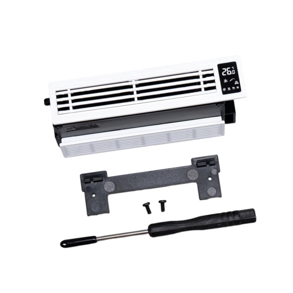 LeeQinersw Miniature Air Conditioner Model Set, Dollhouse Furniture Model, 1/12 Scale, Room Style A