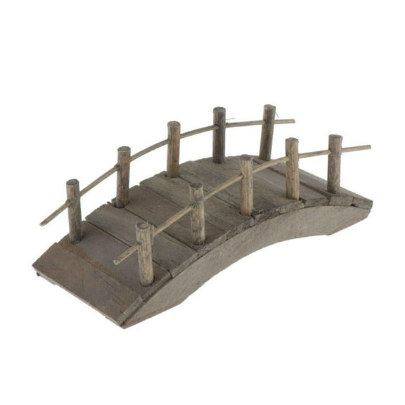 LeeQinersw Miniature Arch Bridge Doll Furniture for 1/12 Dollhouse Fairy Garden Accessories Small