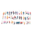 thumbnail image 1 of LeeQinersw Miniature Figures Photography Props Decoration Small Collections Mini Models 46pcs 18mm, 1 of 9
