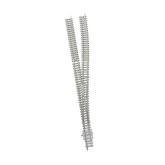 LeeQinersw Model Train, Sturdy and Realistic Turnout Track, Railway Accessory, White Copper Switch Right