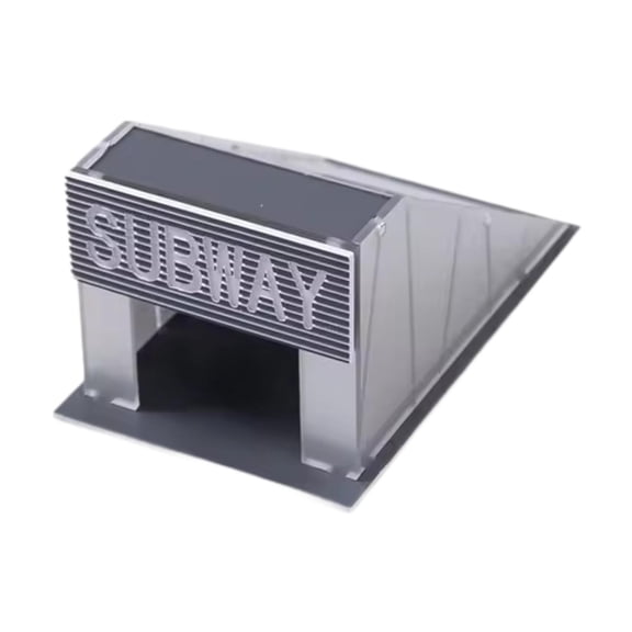 LeeQinersw Model of a subway station, platform, station model, table decoration, simulation 7.5cm