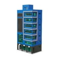 thumbnail image 1 of LeeQinersw Modern Building Model Ornament 1:150 N Scale Easy Assembly Architecture Scenery Layout Diorama for Railway Scenery Sand Table Blue, 1 of 9