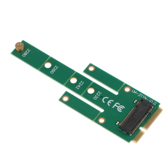 LeeQinersw Msata Pci-e 3.0 Ssd A Ngff M.2 B Key Expansion Card SATA Interface Adapter Tools