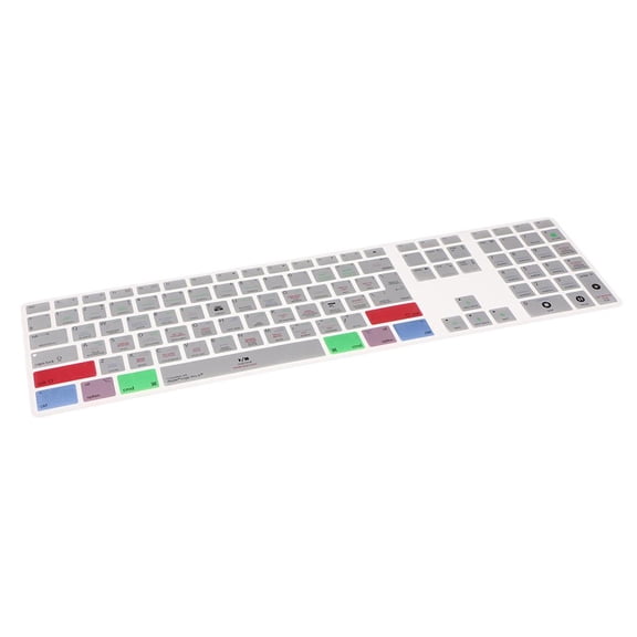 LeeQinersw Multi language Silicone Keyboard Cover for Apple Laptop G6 Logic Pro X green