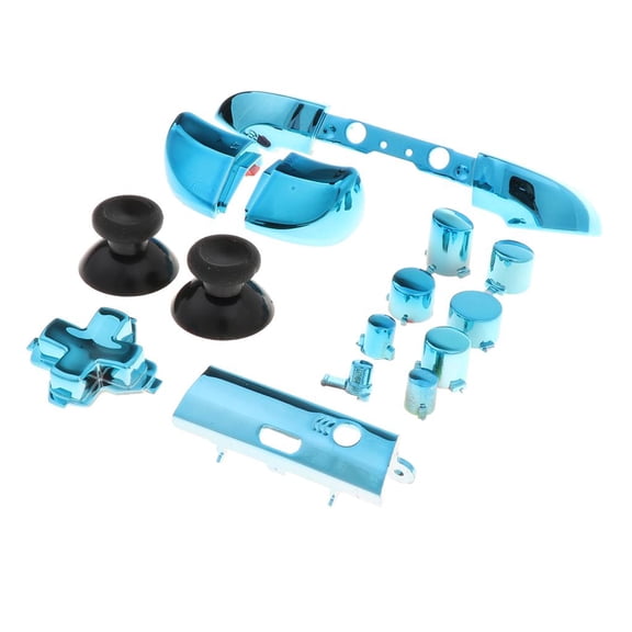 LeeQinersw New Bumpers Triggers Thumbstick Buttons Set for Xbox S Controller-Blue