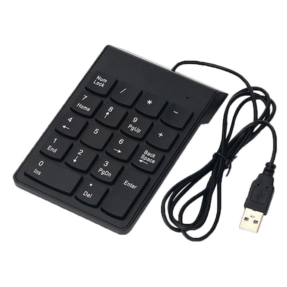 LeeQinersw Numeric Keypad, USB Number Pad - Portable Mini USB Keyboard, Financial Accouing