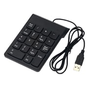 LeeQinersw Numeric Keypad, USB Number Pad - Portable Mini USB Keyboard, Financial Accouing