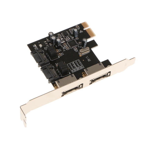 LeeQinersw PCI-E To SATA 3.0 Internal 6Gbps ESATA Ports Disk Expansion Card With Driver