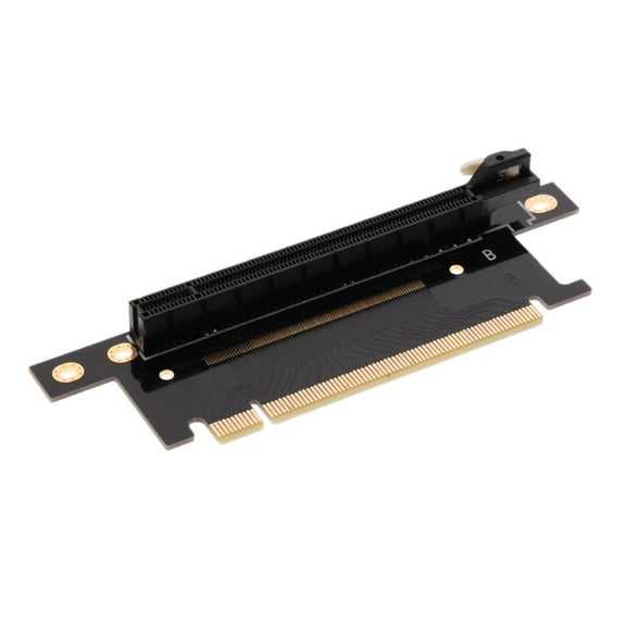 LeeQinersw PCI Express 16X Riser Card 90 Degree Right Angle Riser Adapter Card for 1U /2U