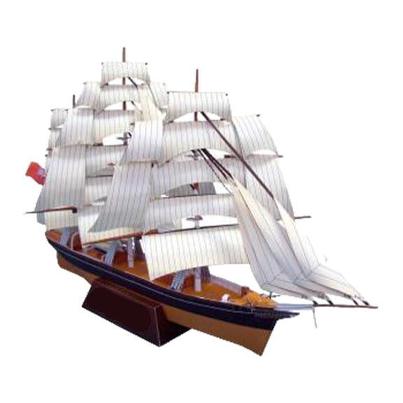 LeeQinersw Paper Sailboat Ship Kits 3D Puzzle Ship Model Kits Home Decoration Boat Building