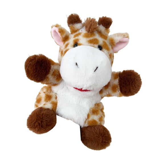 LeeQinersw Plush Animal Hand Puppet Kids Hand Puppet Imaginative Jokes Finger Puppet Animal giraffe