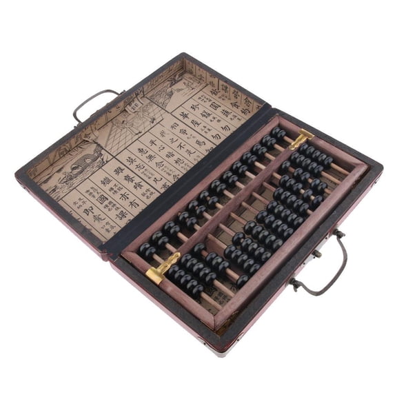 LeeQinersw Portable Arithmetic Beads Mathematics Calculate Chinese Abacus for Kids Toys