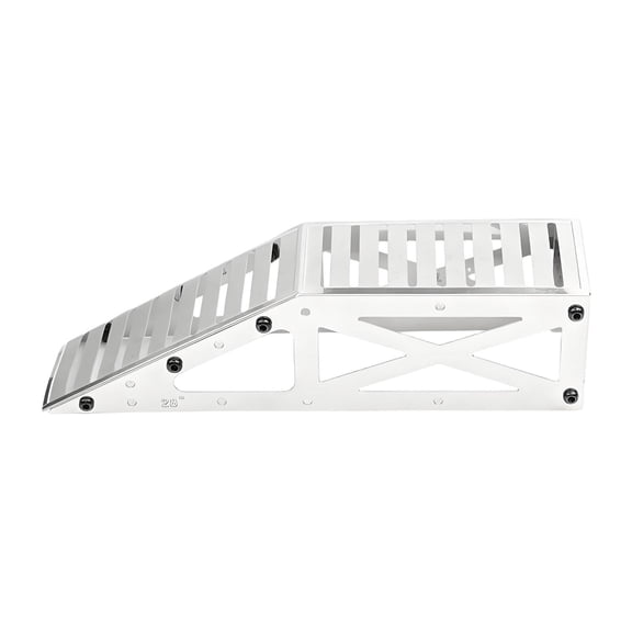 LeeQinersw Portable Climbing Scene Props Obstacle Ramp Bridge Realistic Steel Accessory for silver