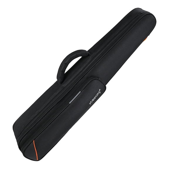 LeeQinersw Portable Saxophone Clarinet Case with Exterior Pocket Instrument Accessories Backpack Flute Storage Bag