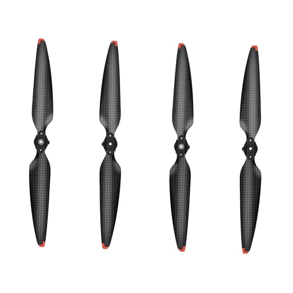 LeeQinersw Propeller Wings Carbon Fiber Durable Lightweight Easy Installation High Strength 2 Pairs