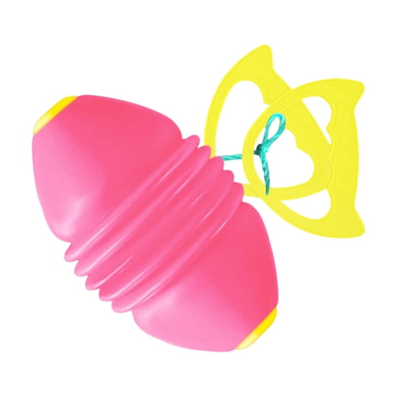 LeeQinersw Pull Ball Game Sliding Ball Keep Fitness in Fun for Boys Girls with Sturdy Ropes Pink