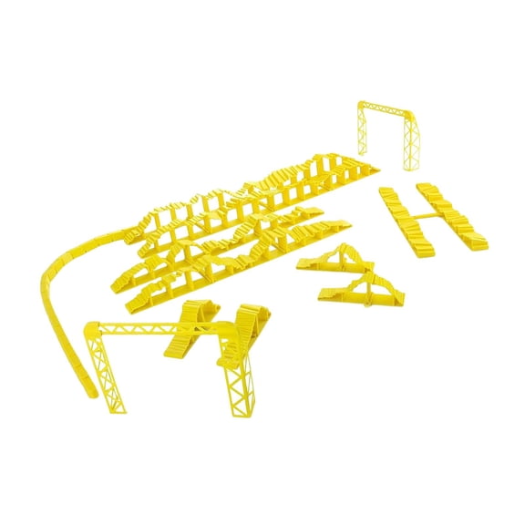 LeeQinersw RC Bridge for 1/24 1/18 Scale,Sturdy Climbing Scene Props Crawler Car Simulated Style C