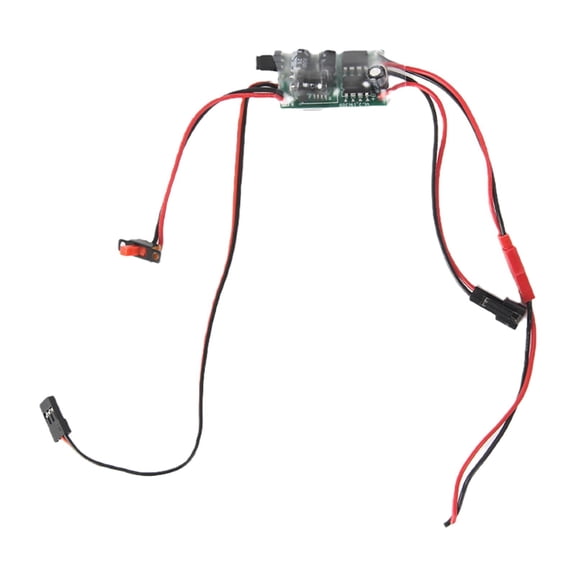 LeeQinersw RC Car Brushed ESC Speed Controller DIY Accessories for 1:16 1:12 RC Car Crawler