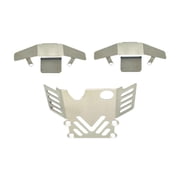 LeeQinersw RC Car Chassis Armor Set Maintenance Professional Silver for 1/12 H12Y+ H12P