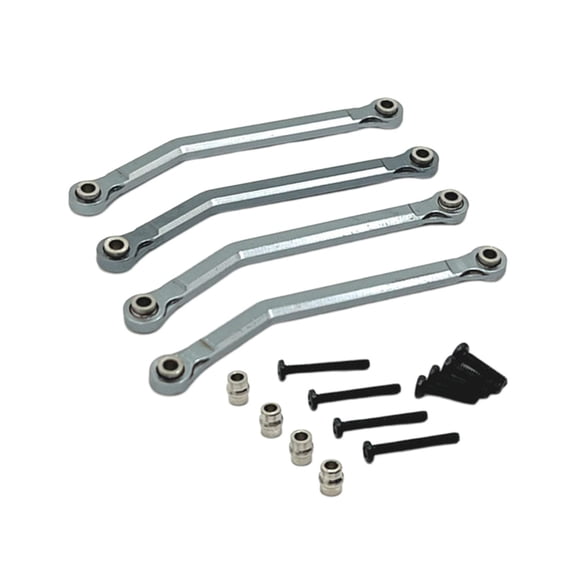 LeeQinersw RC Car Chassis Link Linkage Rod High Hardness for Fcx24 1:24 Model Car Hobby Car Titanium