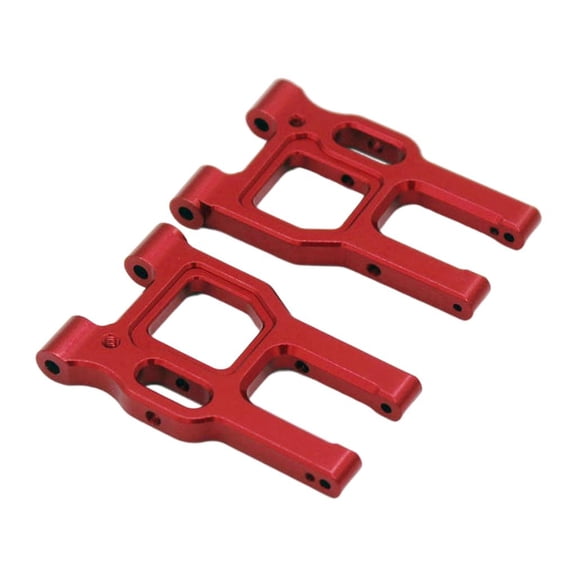LeeQinersw RC Car Lower Swing Arm for LC RACING 1/10 Scale RC 4WD Off Road Electric Racing Buggy Hobby Model Replacement red front