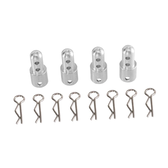LeeQinersw RC Car Shell Column Aluminum Alloy Upgraded Parts Extended Body Post with R Pins
