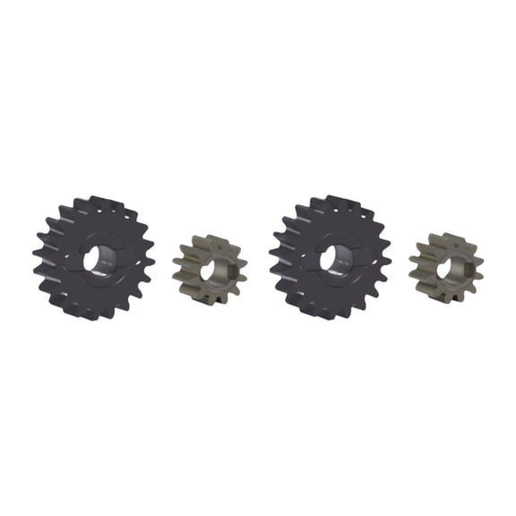 LeeQinersw RC Front Rear Axle Gear Set 1/24 Scale High Performance DIY Accs Easy to Install
