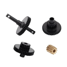LeeQinersw RC Metal Gearbox Gears RC Gear Set Replacement for 1/18 Model Car Vehicles Hobby