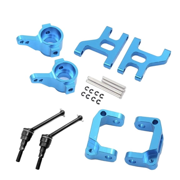 LeeQinersw RC Truck Steering Knuckle Front C-hub Arm for CC01 1/10 RC Scale Rock Crawler Hobby Car Vehicle Replacement blue