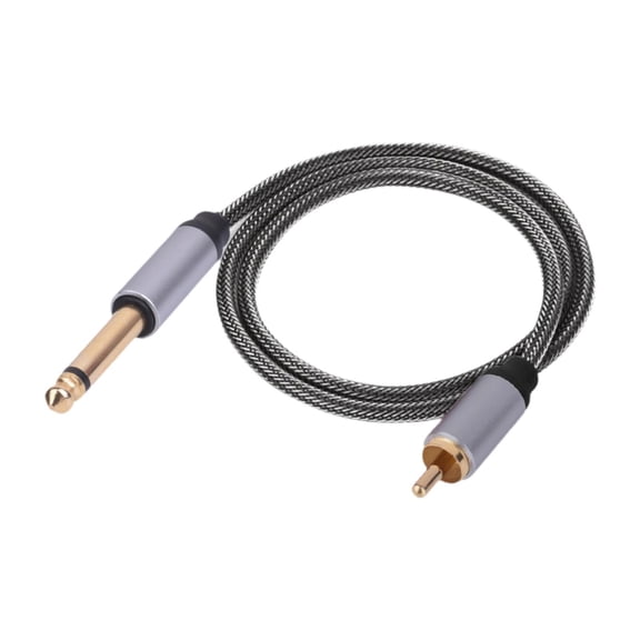 LeeQinersw RCA to 1/4 inch Adapter Cable Repair Part Reliable Mono 1/4 to RCA Cord Directly Cable Length 300cm