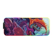 LeeQinersw RGB Gaming Pad, Soft Oversized Glowing Extended ,Anti-Slip Rubber Base Computer Style 2