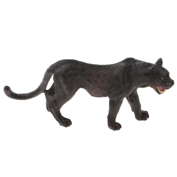 LeeQinersw Realistic Black Panther Wildlife Animal Figurine Model Figure Kids Toys Gift