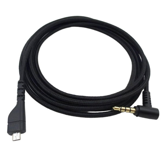 LeeQinersw Replacement Audio Cable For SteelSeries Arctis 3 5 7 Pro Black Plug