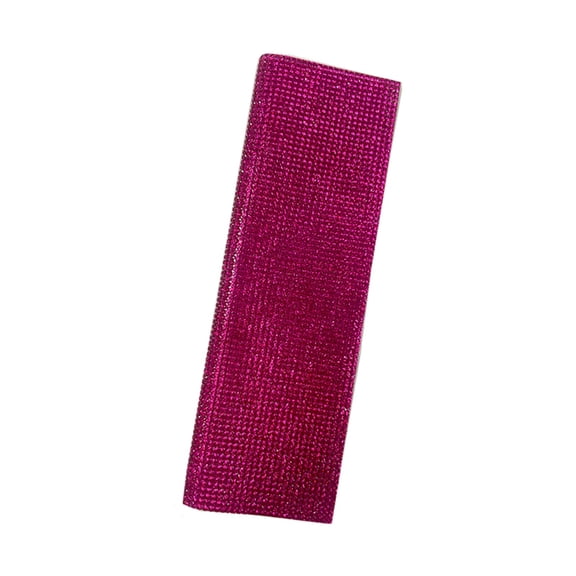 LeeQinersw Rhinestone Mic Sleeve Bling Microphone Cover Sparkling Look for KTV, Concert rose red