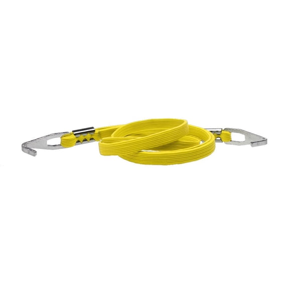 LeeQinersw Roof Rack with Elastic Strips Elastic String Rope Cable with Luggage Hooks - Yellow, 1.7*80cm