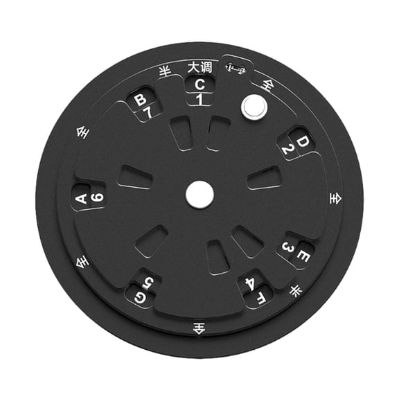LeeQinersw Round Music Melody Tool Circle Chords Wheel for Notes Chord Violin Musicians