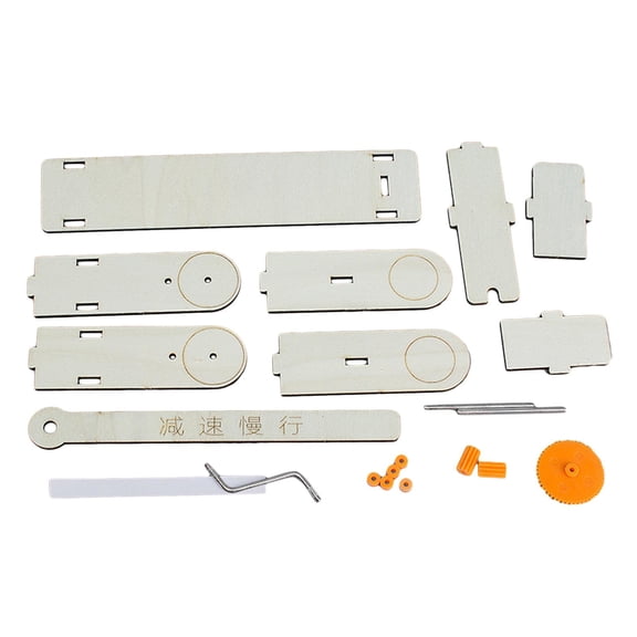 LeeQinersw Science Experiment Toys Brain Teaser Teaching Props DIY Handcrank Gate Model for