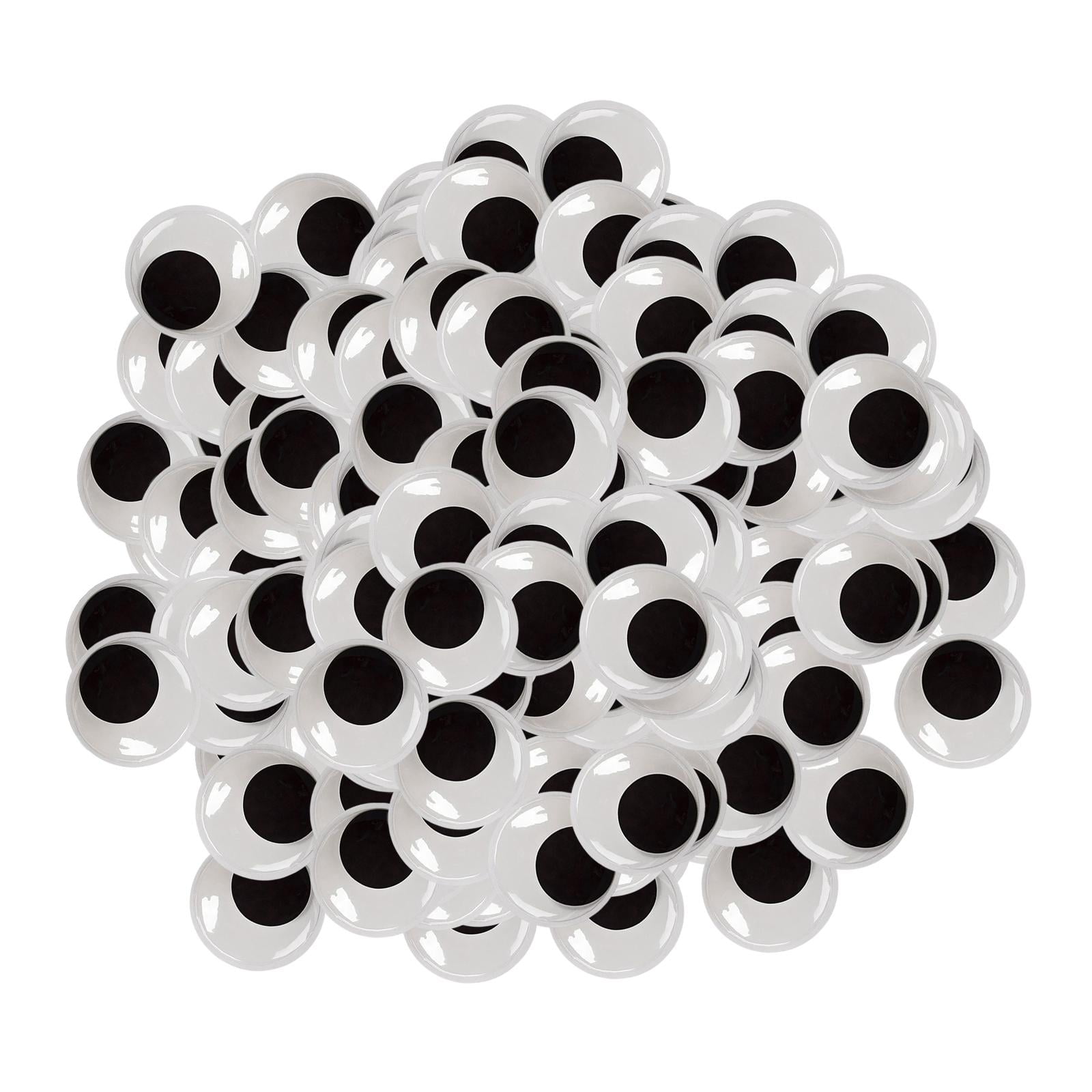 LeeQinersw Self-Adhesive Googly Eyes Wiggle Eyes Plastic for DIY Crafts Stuffed Animals 4000pcs 12mm