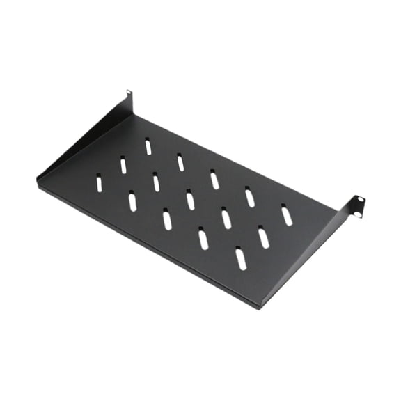 LeeQinersw Server Rack Shelf Heavy Duty Steel 1U Cantilever Rack Mount Tray for 19" Network Depth 25 cm