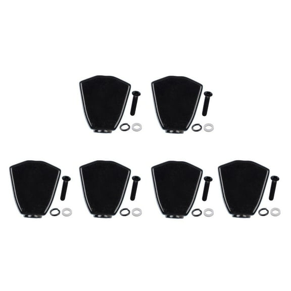 LeeQinersw Set of 6 Strings Tuning Pegs Machine Heads Universal guitar Instruments tuning Black