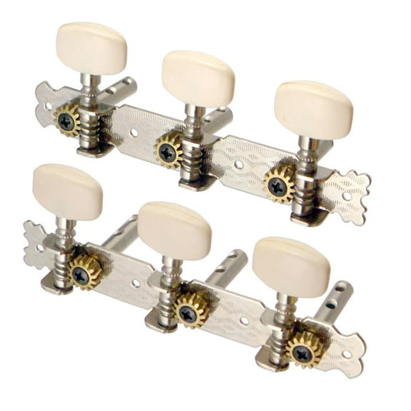 LeeQinersw Set of 6 Strings Tuning Pegs Machine Heads for Acoustic Guitar Classical Guitar