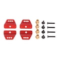 thumbnail image 1 of LeeQinersw Shock Absorber Brackets RC Accessories 1:12 Metal Spare Parts for LC79 MN168 Red, 1 of 9