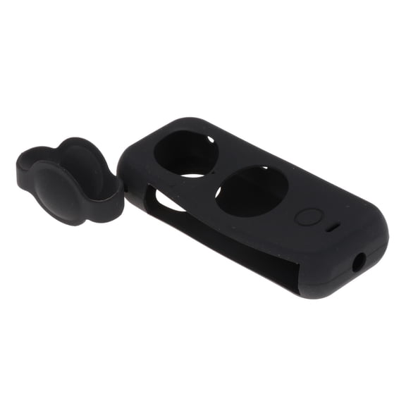 LeeQinersw Silicone Case Lens Cover Anti Scratch for Insta 360One x2 Panoramic Camera Black