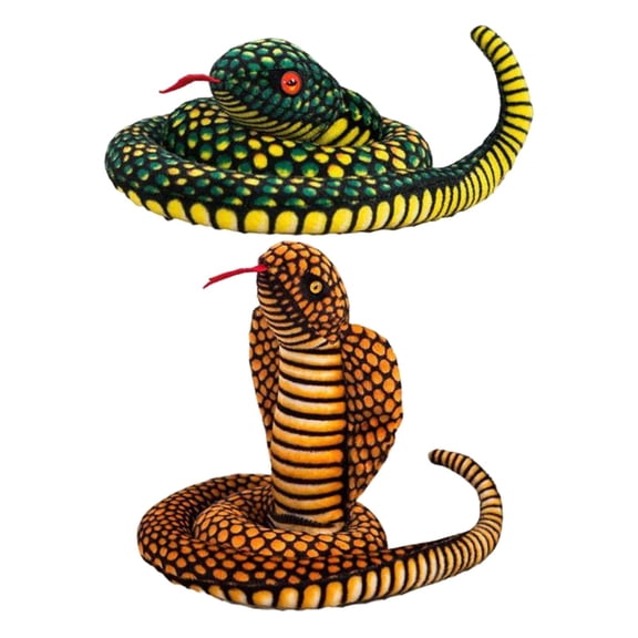LeeQinersw Simulation Animal Snake Plush Toys Stuffed Animal Toy Soft for Kids Children