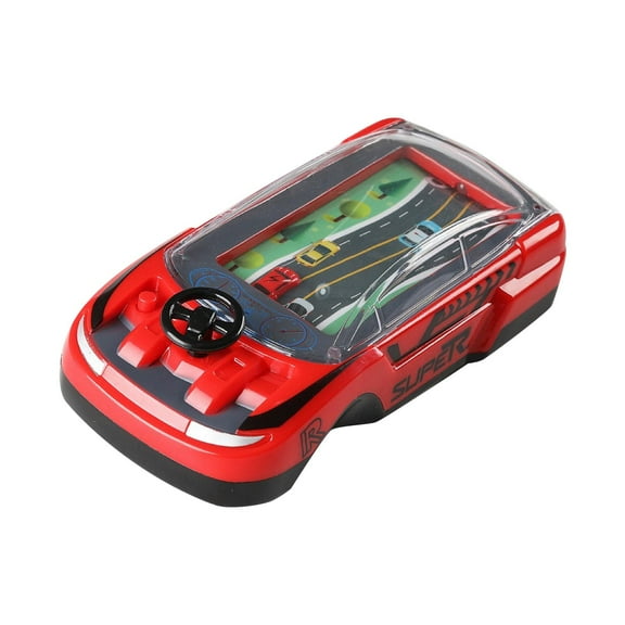 LeeQinersw Simulation Driving Steering Wheel Toy Game Console Handheld Travel Game Portable