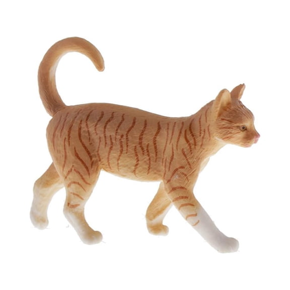 LeeQinersw Simulation Mini Cat Figure Model Toy Home Pet Figurines Playset Kids Gift B Cat Cat 2