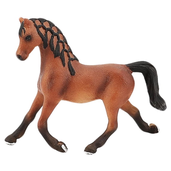 LeeQinersw , Solid ,Plastic Animal Figure ,Toy Horse Figurine ,Statue Farm Animal Model for 11x9.6cm