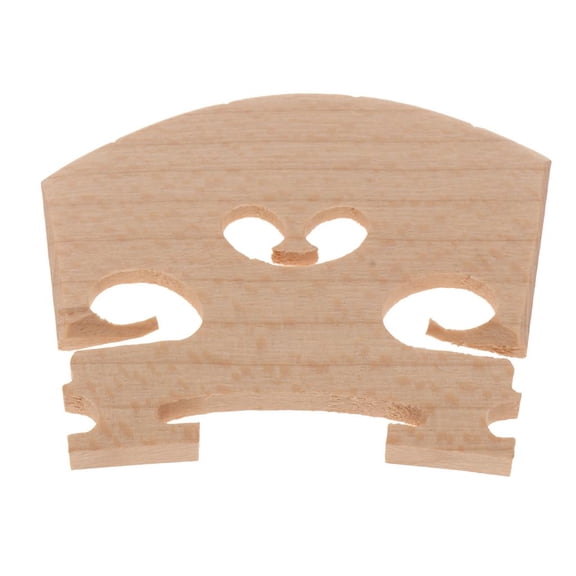LeeQinersw Solid Wooden Violin Bridge Musical Instrument DIY Replace 3-4